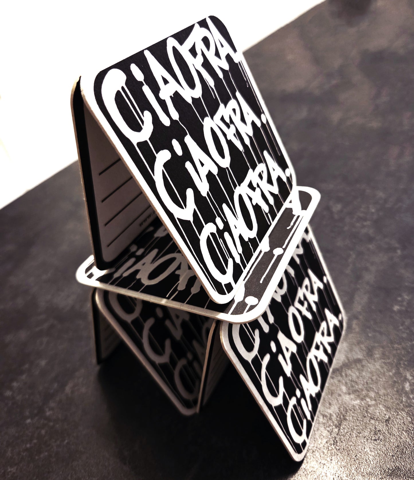 Bierdeckel "Ciao Fra." - NO DRIP