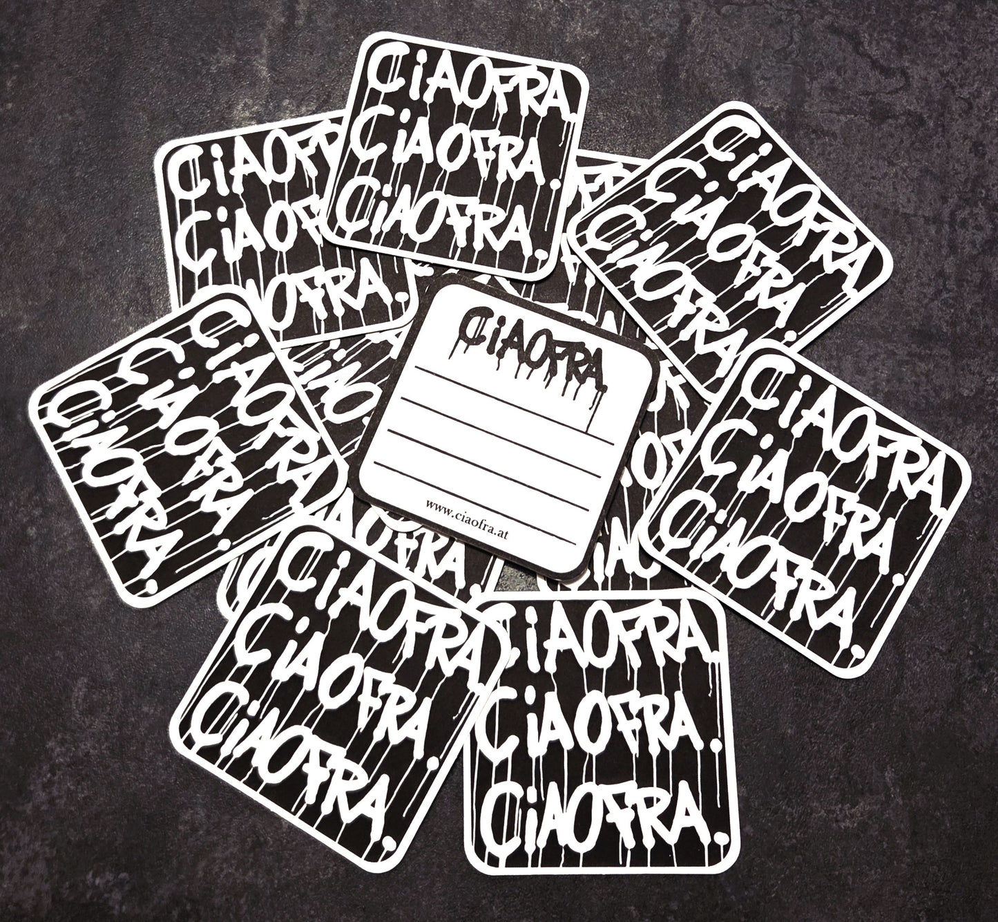 Bierdeckel "Ciao Fra." - NO DRIP