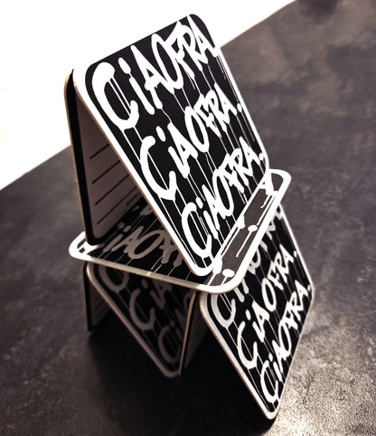 Bierdeckel "Ciao Fra." - NO DRIP